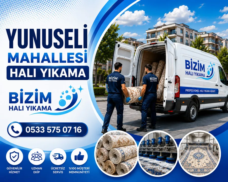 Yunuseli Mahallesi'nde Güvenilir Halı Yıkama Hizmeti